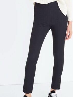 Madewell Fraser Slim Black Pants, 26
